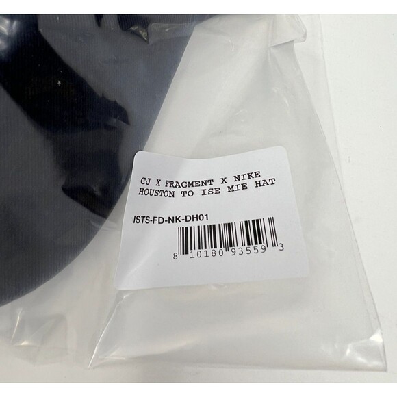 Cactus Jack by Travis Scott x Fragment x Nike Houston To ISE MIE Hat Black Cap - Picture 4 of 5